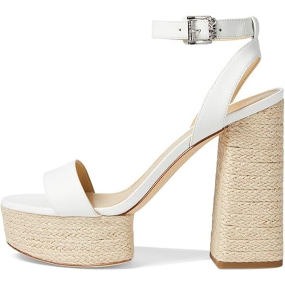 Michael Michael Kors Women's Ashton Ankle-Strap Espadrille Platform Sandals - Picture 3 of 4